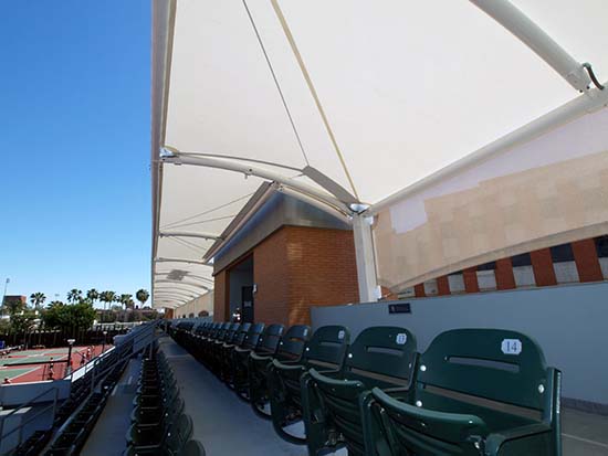 供应膜结构看台景观